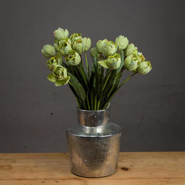Wyld Haus Set of 3 Artificial Flowers Green Tulip Stems