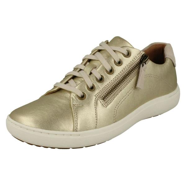 Clarks Ladies Clarks Casual Lace Up Trainers - Nalle Lace