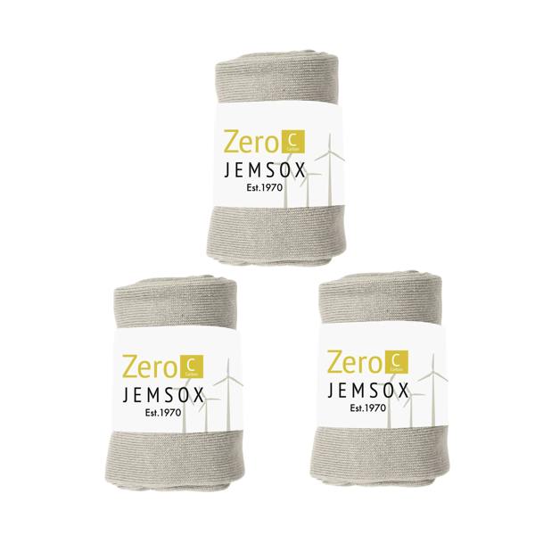 Jemsox Luxury Socks Multipack 3 Pairs / 5-Pairs Grey Plain Colour Men's Crew Socks Size 7-12