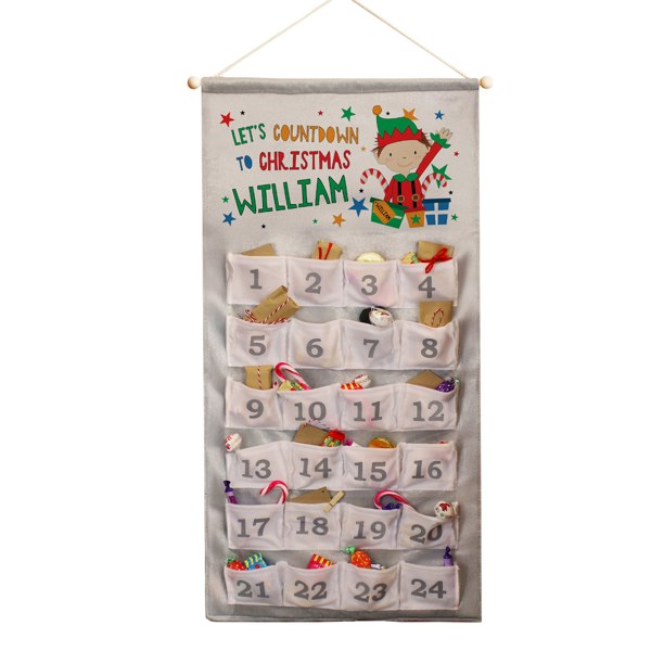 Personalised Memento Company Personalised Christmas Elf Advent Calendar