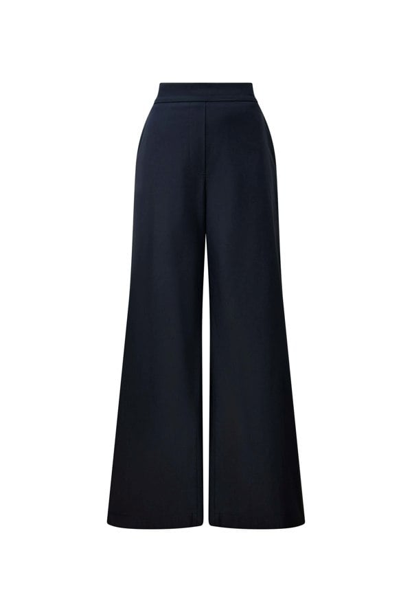 James Lakeland Cotton Navy Trousers