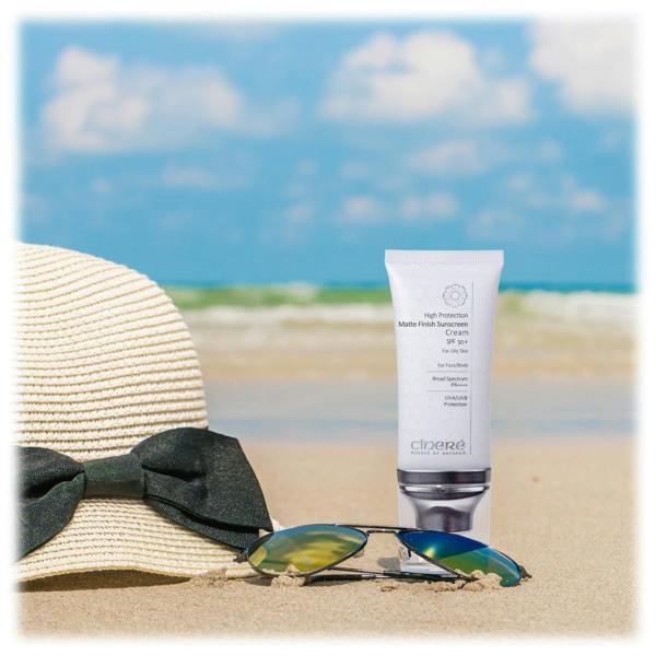 Cinere High Protection Matte Finish  Sunscreen Cream SPF 50+ for Oily Skin - 50ml