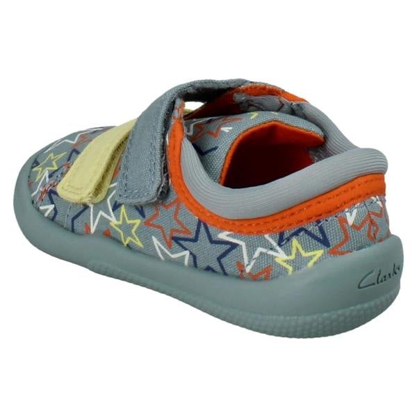 Clarks Boys Clarks Canvas Doodles Briley Fly T