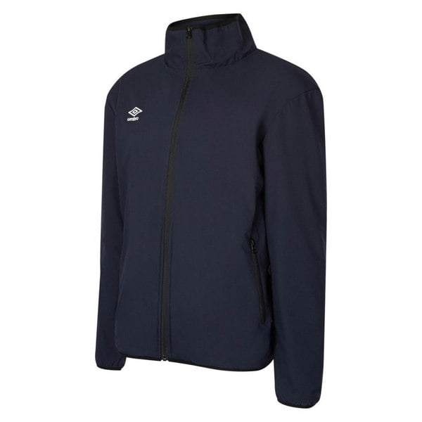 Umbro Childrens/Kids Club Essential Bonded Jacket - Dark Navy/White