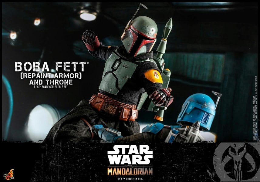 Hot Toys Boba Fett Repaint Armour and Throne Collectible Set 1:6 Scale Hot Toys 908858