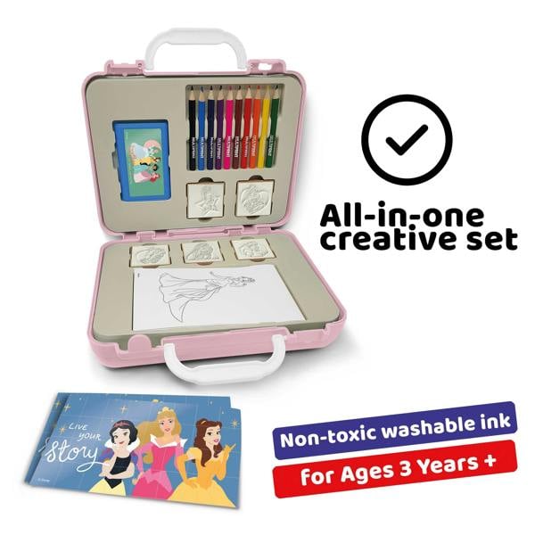 Multiprint Disney Princess Travel Set by Multiprint – Kids Activity & Craft Set