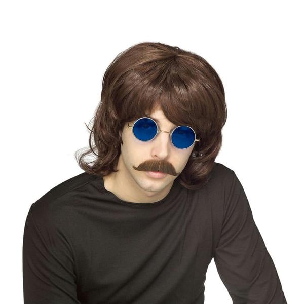 Bristol Novelty Unisex Adult 70´s Shag Wig - Brown - 