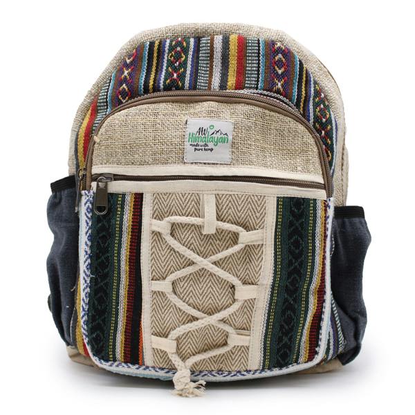 Serano Small Backpack - Rope & Pockets Style