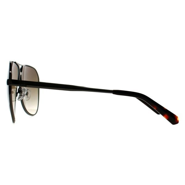 Guess Sunglasses GU00069 08F Shiny Gunmetal Brown Gradient