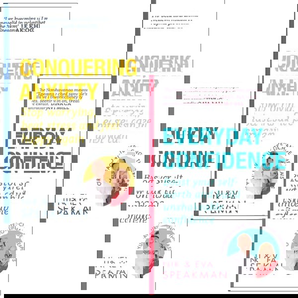 Conquering Anxiety and Everyday Confidence By Nik and Eva Speakman 2 Books Collection Set