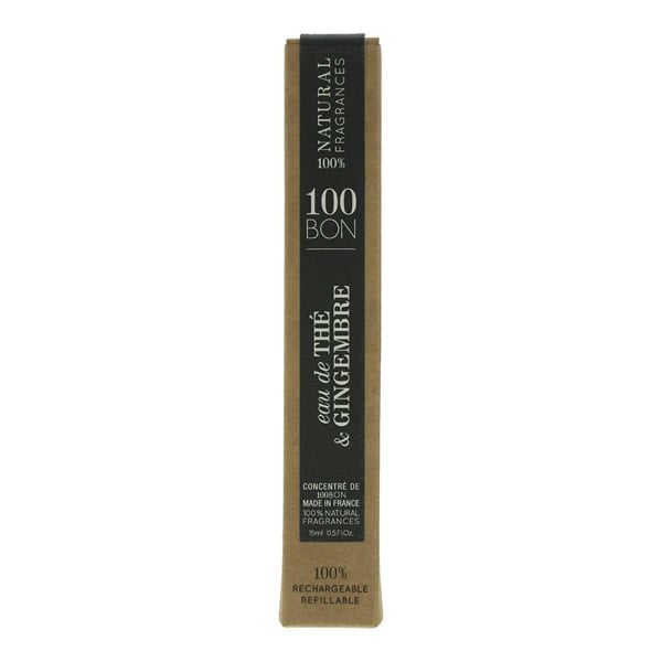100 Bon Eau de The & Gingembre Unisex Refillable Eau de Parfum - 15ml