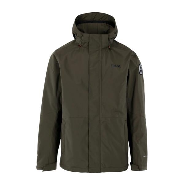 Trespass Mens DLX Cyril Waterproof Jacket - Dark Vine - 