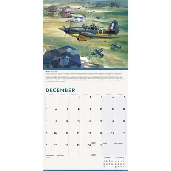 Legends of WWII Calendar 2027, Wall Calendars, Month To View, History & Literature, Gift