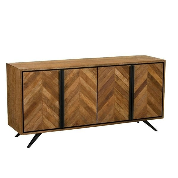 Hemming & Wills Reclaimed Solid Teak Wood Wide Sideboard - Richmond Collection