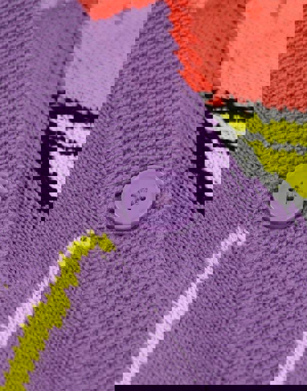 SpongeBob SquarePants Womens Purple Patric Star Cardigan