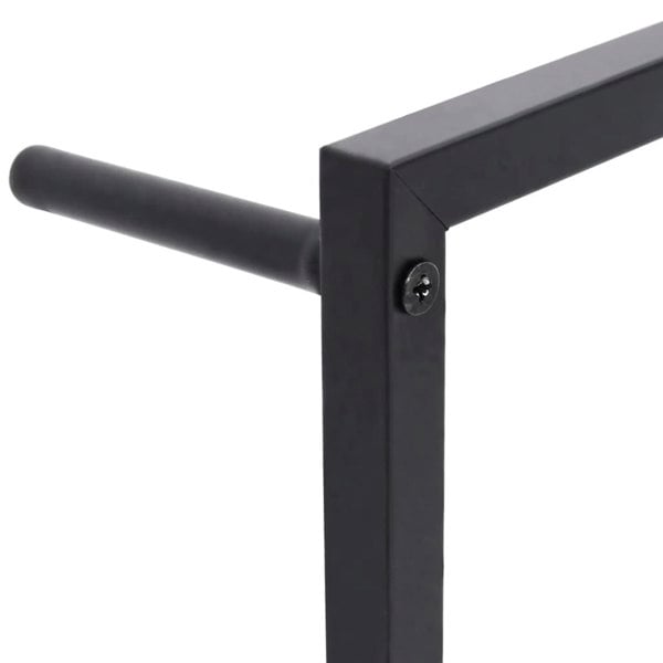 Berkfield Towel Rack Black 45x10x115 cm Steel