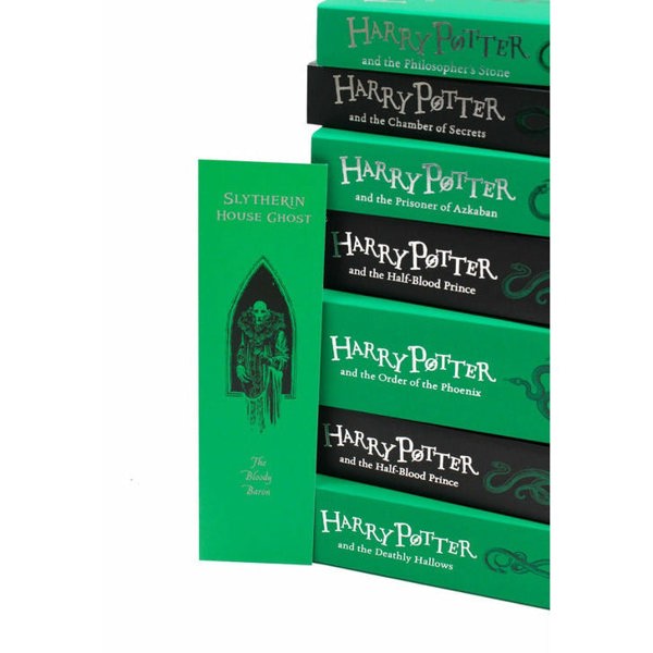 Harry Potter Slytherin House Editions Paperback: J.K. Rowling - 7 Books Set