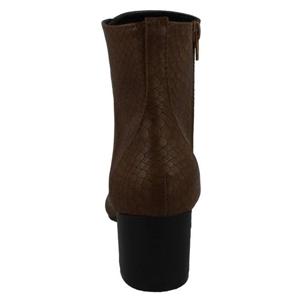 Spot On Ladies Spot On Block Heel Ankle Boot F51139