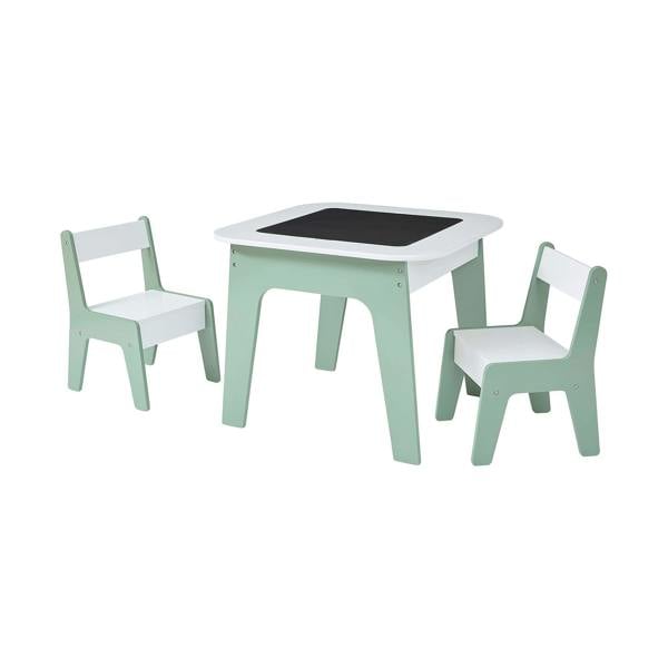 Liberty House Toys Kids 4-in-1 Play Table and Two Chairs Set