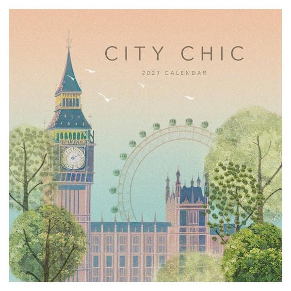 Orchard Design, City Chic Calendar 2027, Wall Calendars, Month To View, Travel, Gift
