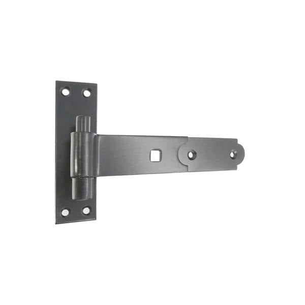 Hook and Band Hinge - Straight  - Black