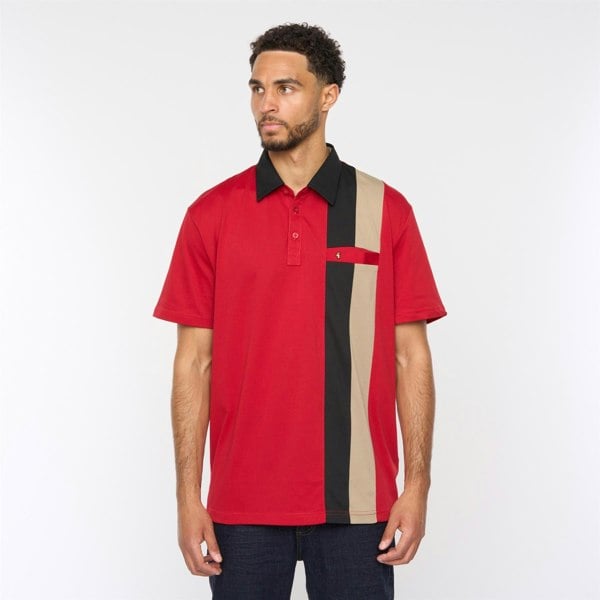Gabicci G51X07 Mens Short Sleeve Jersey Polo Shirt Gabicci Classic - RED