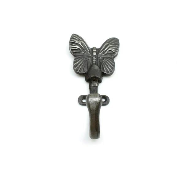 Antique Cast Iron Butterfly Coat Hook