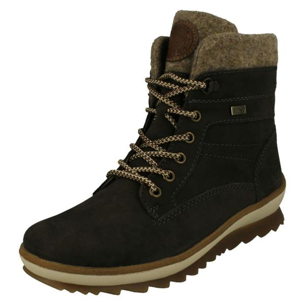 Remonte Ladies Remonte Cuff Detailed Warm Lined Ankle Boots R8477