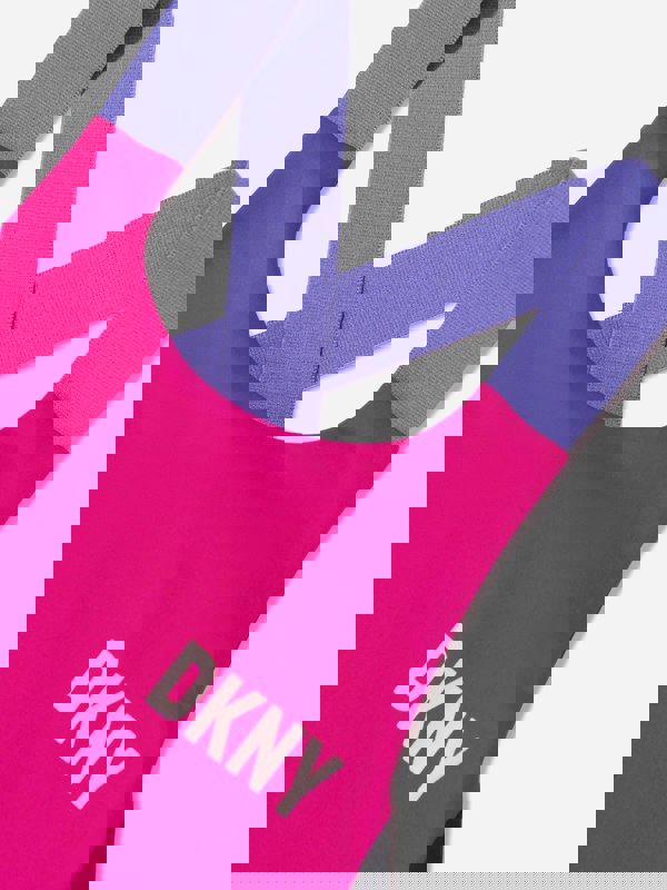 DKNY Girls Logo Print Sports Top