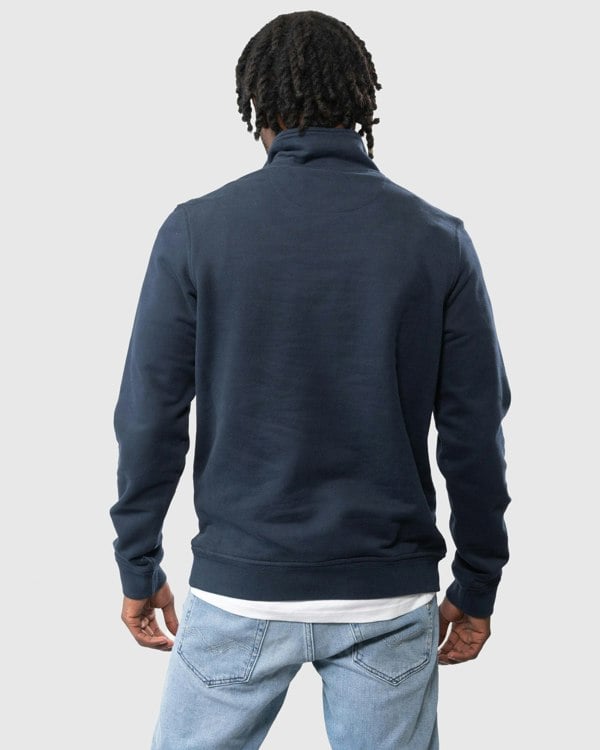 Belstaff Quarter Zip Sweatshirt - Dark Ink