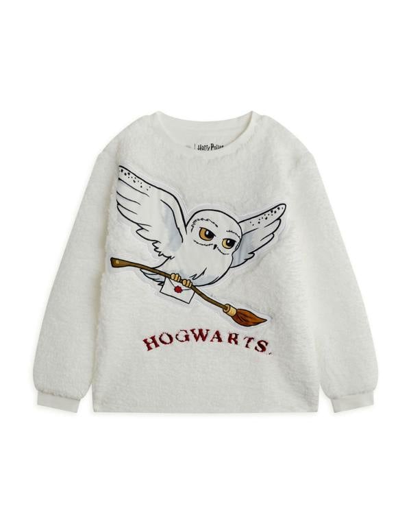 Harry Potter Girls Multicoloured Hedwig Long Sleeve Long Leg Pyjama Set