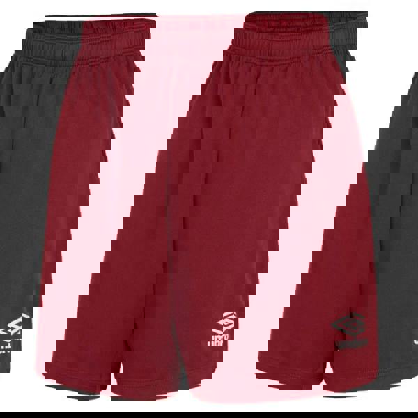 Umbro Womens/Ladies Club Logo Shorts - New Claret