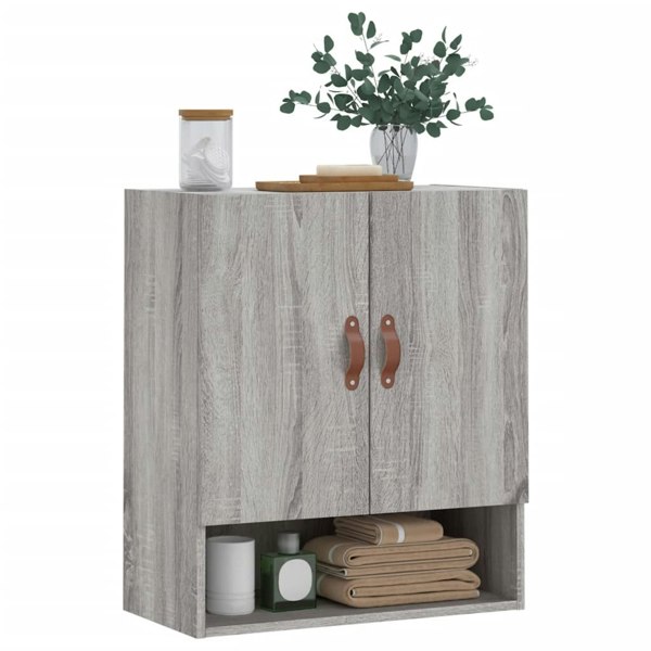 Berkfield Wall Cabinet Grey Sonoma 60x31x70 cm Engineered Wood