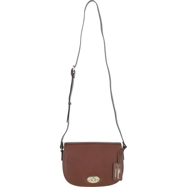 Real Leather Crossbody Bag with Twist Lock: 64787