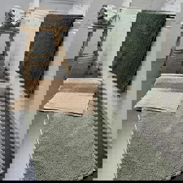 Misona Loop Organic Cotton Reversible Bath Mat