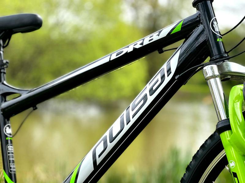 Dallingridge Pulsar Hardtail Mountain Bike, 26" Wheel - Black/Green