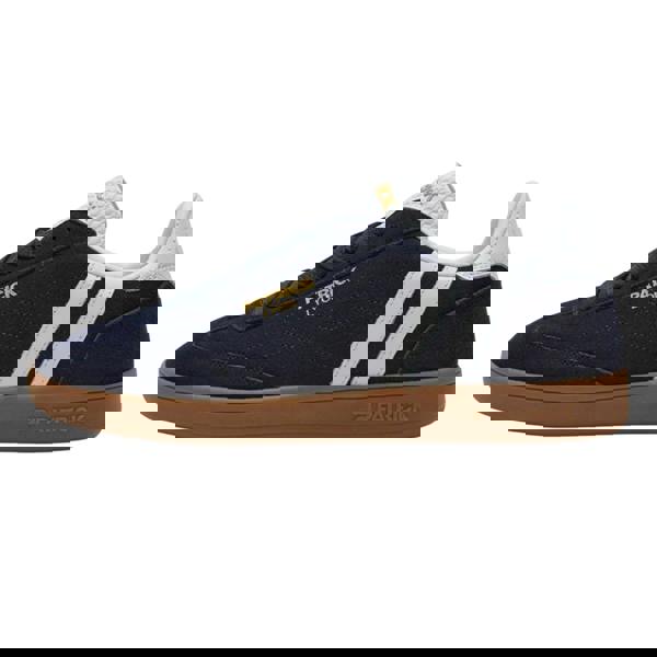 Patrick Mens Lyon Suede Cupsole Trainers - Navy/White/Gum - 