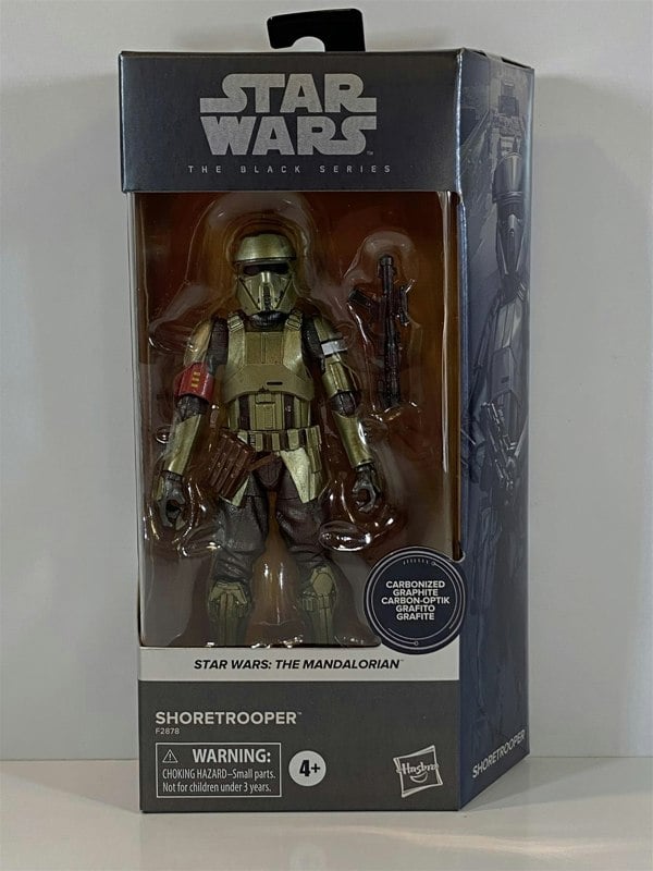 shore trooper the mandalorian carbonized 6 inch figure hasbro f2878