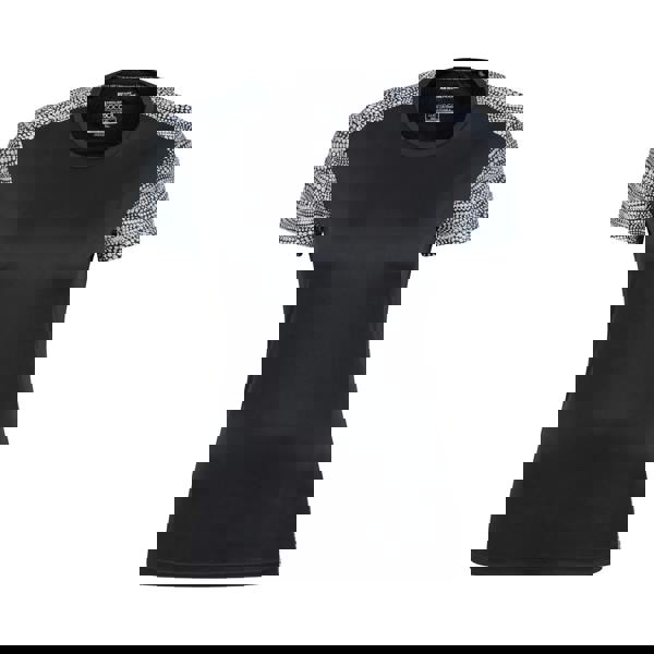 Mountain Warehouse Womens/Ladies Pro Reflective Running T-Shirt - Black - 