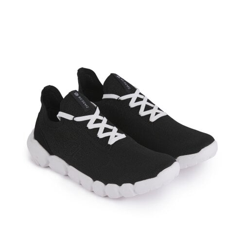 Dare 2B Womens Hex-At Knitted Recycled Trainers - Black/White
