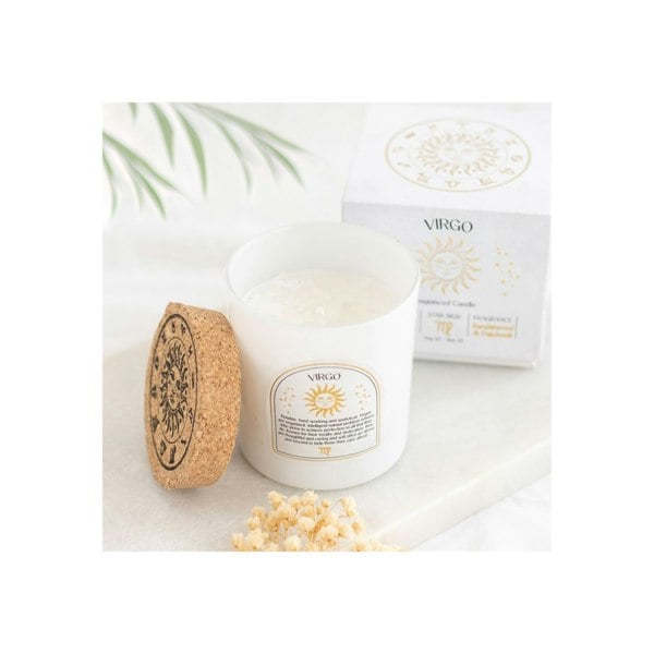Serano Virgo Sandalwood & Patchouli Gemstone Zodiac Candle