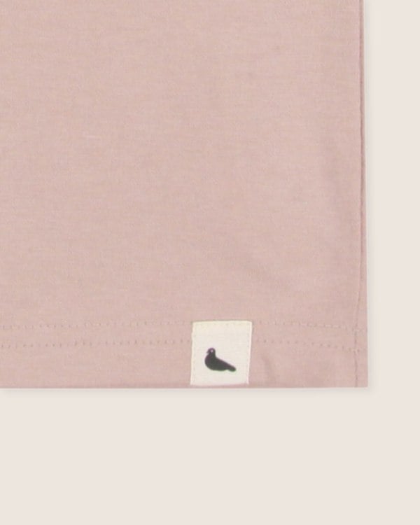 Organic cotton Pink Lucky Slogan Print Top - image 3