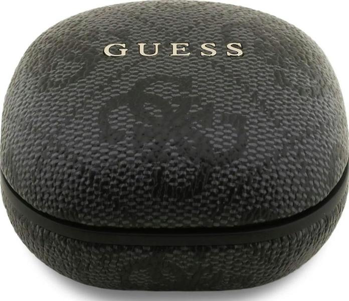 Guess 4G Classic Metal Logo TWS ENC Earphones Black - GUTWST3P4EGK