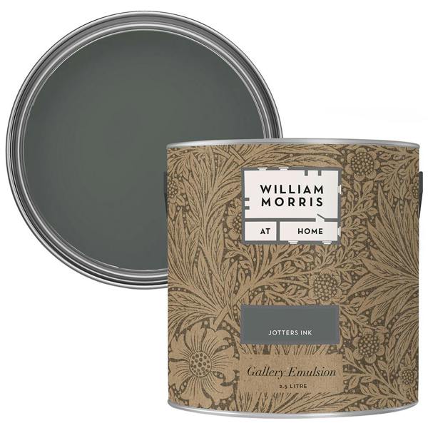 William Morris At Home Jotter's Ink Gallery Emulsion 2.5L Emulsion Paint