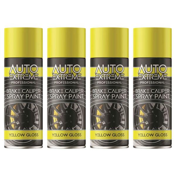 Auto Extreme 4X - Break Caliper Yellow Gloss Spray Paint 400ml
