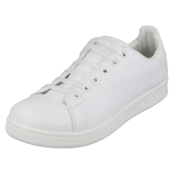 Spot On Ladies Spot On Flat Lace Up Pumps F80267
