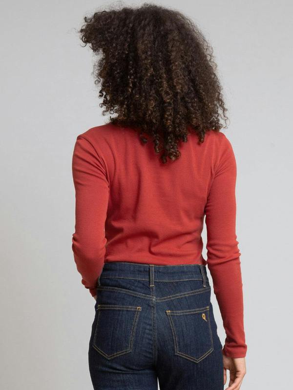 Kite Womens Organic Portesham Jersey T-Shirt Red Ochre
