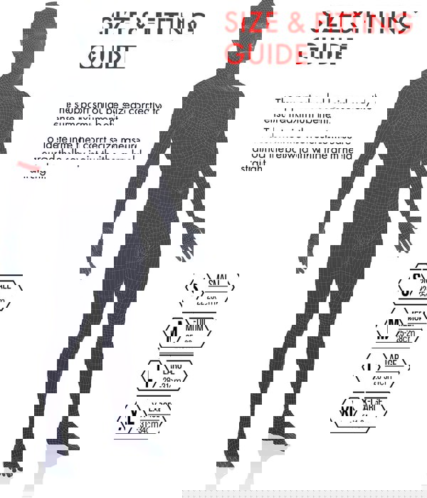 Vulkan Classic Elbow Support with Strap - Size Guide