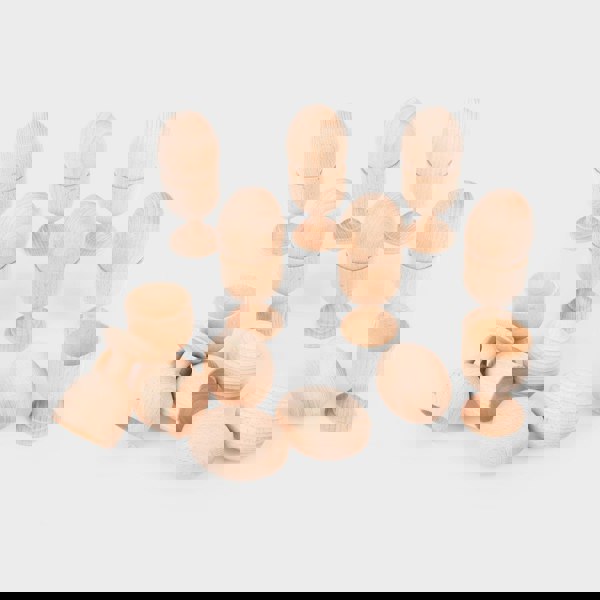 tickit Natural Wooden Eggs