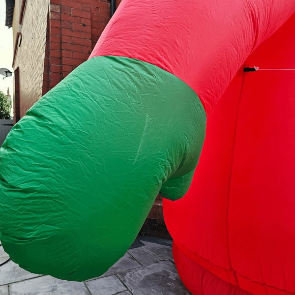 Samuel Alexander Giant: 20ft (6m) Outdoor Inflatable Light up Christmas Gonk with Raised Arm & LEDs